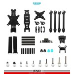 New Axisflying MANTA10" Lite 10inch FPV Freestyle Drone Ture X Frame Kit 402mm Wheelbase T700 Carbon Compatible 10inch Propeller
